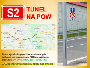 Read more about the article ADR tunel na S2 w Warszawie